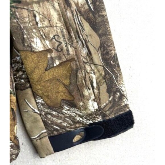 Realtree Xtra Camouflage Zip-Up Jacket L With Pockets & Adjustable Cuffs - Picture 9 of 11